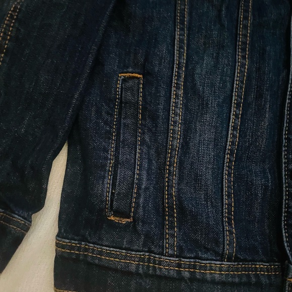 🎁NEW Mango Kids Jean Jacket Boys 9-10 NWT, Dark Denim - Picture 3 of 9